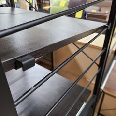J1173【リユースのサカイ柏店】レンジラック　ブラウン　クリーニング済みの画像