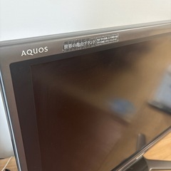 【受け渡し決定済】ジャンク品　SHARP AQUOS 2010年製の画像