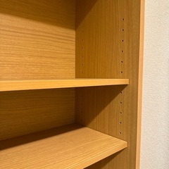 【決定】本棚　茶色　高さ調整可の画像