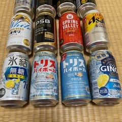 【取引中】ビール、ハイボールなどお酒12本まとめての画像