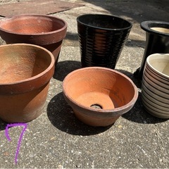 植木鉢の画像
