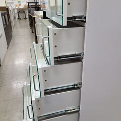 J1174【リユースのサカイ柏店】塩川光明堂　５段チェスト　フリーチェストMFC-05　ホワイト　クリーニング済み　参考価格57,750円の画像