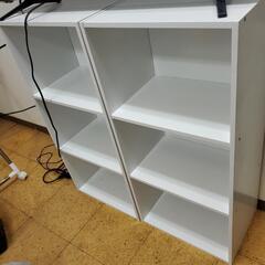 カラーボックス２台の画像