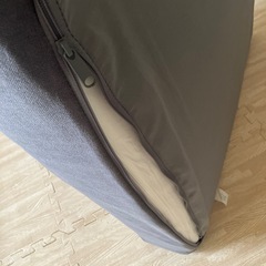 ☆IKEイケア ソファ クッション グレー ファブリック カバー取り外し可能 の画像