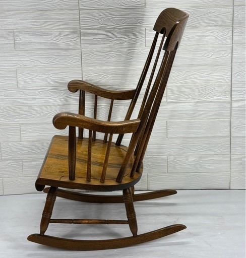 飛騨産業 キツツキ ロッキングチェア 昭和レトロ 椅子 札幌市白石区】