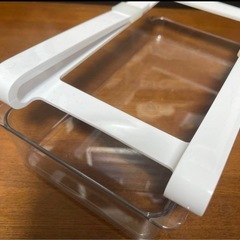傷あり 冷蔵庫の棚などに吊り下げて使用する収納ケースの画像