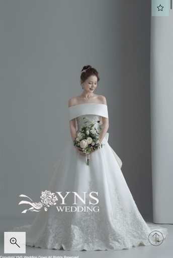 YNS WEEDINGウェディングドレス　オフショルダー YNS Wedding オフショルダーウェディングドレス (ma) 立花の