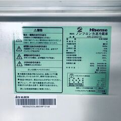 ID:rg220868 【自社配送エリア内限定】ハイセンス Hisense 冷蔵庫 ファミリー 中古 2020年製 3ドア 360L シルバー ファン式 右開き HR-D3601S  【リユース品：状態B】【送料無料】【設置費用無料】の画像
