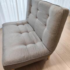 【お取引確定済】美品ソファー　グレー　2人〜2.5人掛けの画像