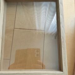 木目調フォトフレーム　5個セットの画像