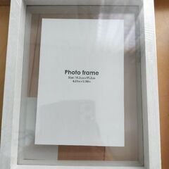 木目調フォトフレーム　5個セットの画像