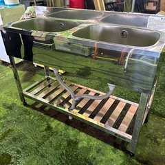 厨房機器　二層シンクの画像