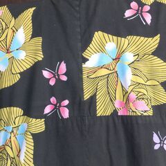 注染浴衣★薔薇に蝶々の画像