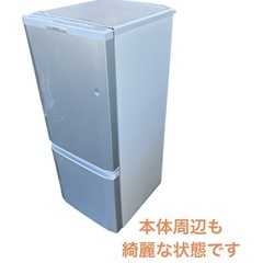 三菱 2ドア 冷凍冷蔵庫 MR-P15S-S 146L NO.567の画像