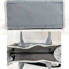 マークジェイコブス MARC JACOBS キャンバス 2WAY トートバッグ H063M01RE21 482 ショルダーバッグ ライトブルー系☆札幌市 白石店  の画像