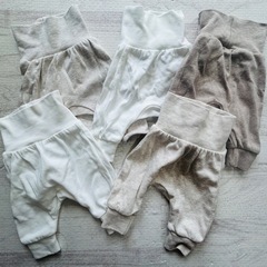 低出生体重児服  H&M 半袖ロンパースとパンツ 10点セット 45サイズの画像