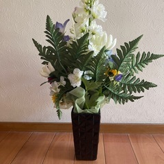 【美品】オーダー品 お盆 造花②の画像
