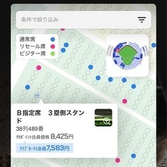 8月11日ソフトバンク対日本ハムチケット2枚の画像