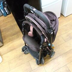 ベビーカー Combi ディアクラッセ オート4キャス XA-500 ピンクジルコン 中古 コンビ 札幌市厚別区 厚別店の画像