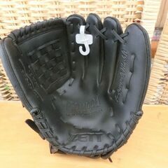 新品■ZETT/ゼット キャッチボール用グローブ BDG3511V 右投用 野球 レジャー専用 ブラック 黒 札幌 西区 西野の画像