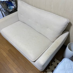 ニトリ　2人がけソファの画像