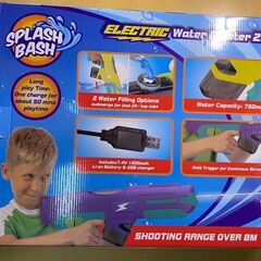 S890-69406/電動水鉄砲 Water Blaster 2パック　飛距離約8メートル　7.4V リチウムイオン充電式バッテリー&USB充電器付属の画像