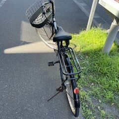 自転車　No.400　紺　27インチ　6段切り替え　LEDライト　【リサイクルショップどりーむ荒田店】の画像