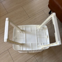 【取引完了】【美品】ランドリーバスケット　白の画像