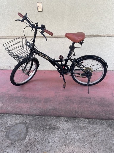 折りたたみ自転車20インチ (ねこ) 堀田の折りたたみ自転車の中古