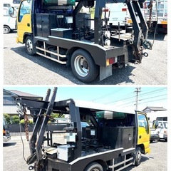 H.16 アトラス　小型レッカー車　実走行　２２万km 車検１年付き　メッキパーツ多数　リモコン付き　美車　現車確認大歓迎　の画像