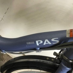 △ q 岐阜発/ヤマハ/PAS/電動アシスト自転車/20インチ/3段変速/バッテリー8.7Ah/充電器なし/ 走行確認/ 現状品/ 管17s/ R7.5/16 △の画像