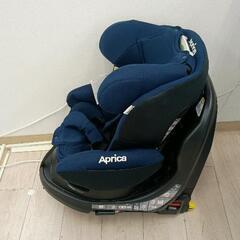 0730-155 Aprica チャイルドシート ネイビー ISOFIXの画像