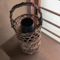 籐花立て　竹花立ての画像