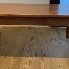 高級天然木　センターテーブル　ローテーブル　アメリカン家具　コーヒーテーブルの画像
