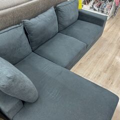 ジモティー割引🏷️【ジャングルジャングル 岸和田和泉インター店】L字ソファ グレー 和泉市 堺市 岸和田市 泉大津市 高石市 泉北郡熊取町の画像