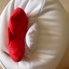 ハローキティ　フェイス　ビーズクッションの画像