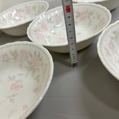 SAINTCHINA　陶器　花柄中鉢 5客 セットの画像
