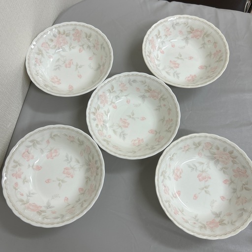 昔の花柄小鉢　5客　D074 ランキング第1位 昔の花柄小鉢5客D074 工芸品 - 工芸品
