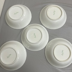 SAINTCHINA　陶器　花柄中鉢 5客 セットの画像