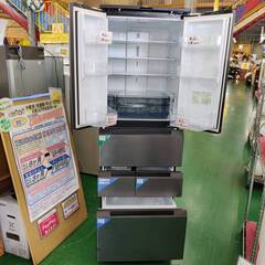 【愛品倶楽部柏店】 SHARP シャープ 2022年製 504L 6ドア 冷凍冷蔵庫 SJ-MF50J 野菜室が真ん中 無線LAN機能に対応の画像