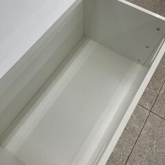 ★リユースのサカイ高崎店★TJ12339  収納棚 白 H49×D51×W92 クリーニング済みの画像