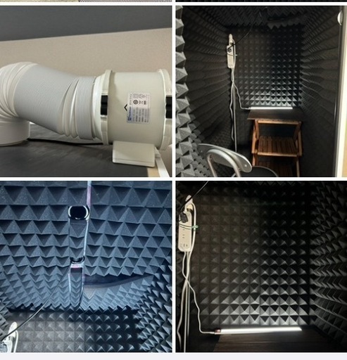 防音室　だんぼっち　楽器　リモートワーク　美品