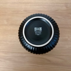 IKEA イケア　STILREN 花瓶　黒の画像