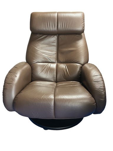 フランスベッド　1人がけソファ　オットマン付　リクライニング