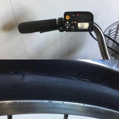 △ 岐阜発/パナソニック/電動アシスト自転車/vibiDX/26インチ/3段変速/バッテリー8.9Ah/充電器なし/走行確認/現状品/管22s/R7.1/22 △の画像