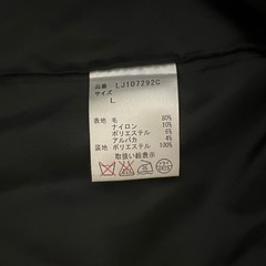 チェック柄コートの画像
