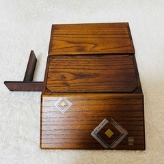 【新品未使用】和モダン 重箱風弁当箱 お弁当箱 2点セットの画像