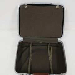 Samsonite サムソナイト スーツケース トランク ブラウン 鍵付き 昭和レトロ 幅52cm×マチ18cm×高さ42.5cm の画像