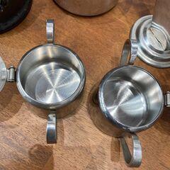 喫茶店セット 喫茶 コーヒー抽出 コーヒー 喫茶 抽出 喫茶店 カレー皿 調味料入れ 調味料 カフェ　調理　ポット　ナフキン立て　アイスペールの画像