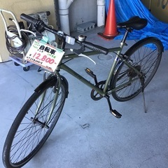 自転車　クロスバイク　700c    6段変速　中古品の画像